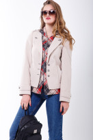 Пальто 2-317К Светло-бежевый