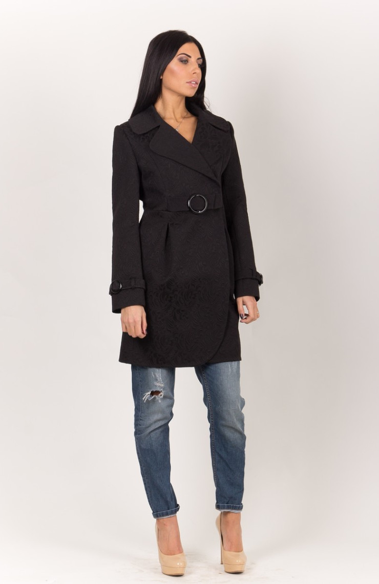 Пальто 2-278К Черный