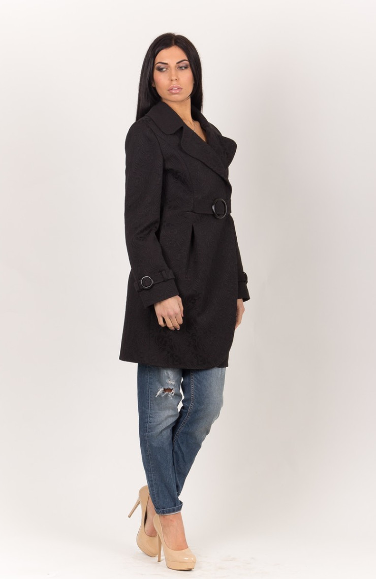 Пальто 2-278К Черный