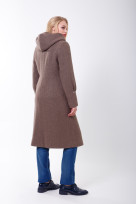 Пальто 2-353Ш Серо-коричневый