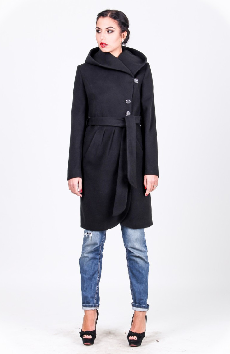 Пальто 2-343Ш Черный
