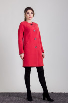 Пальто 2-332/9 Кораловый