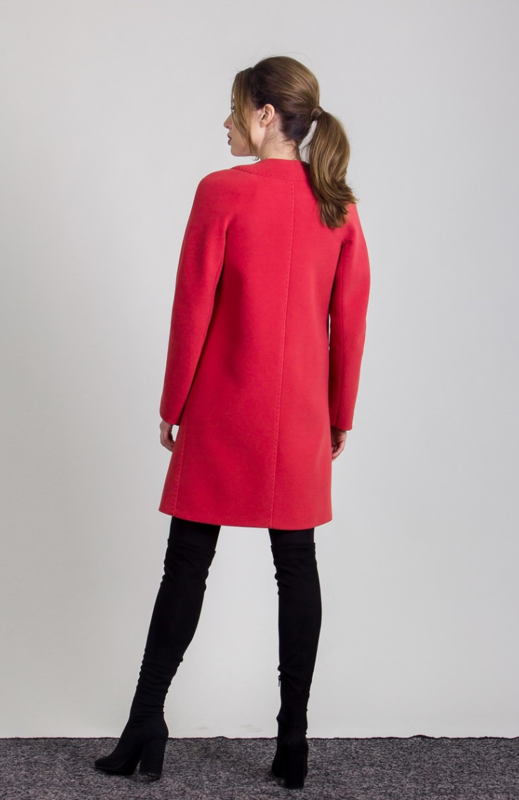 Пальто 2-332/9 Кораловый