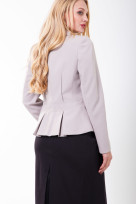 Жакет 8-003 Серо-бежевый