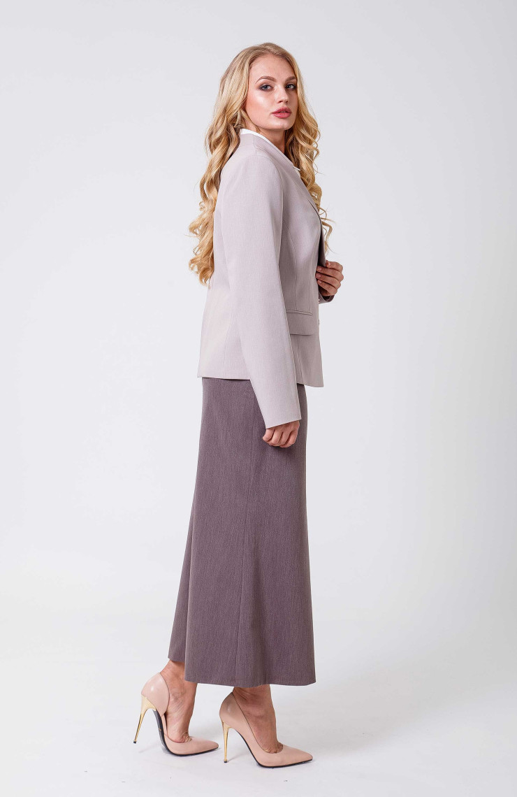 Жакет 8-007 Серо-голубой