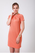 Платье 8-047 Золотисто-розовый