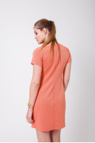 Платье 8-047 Золотисто-розовый