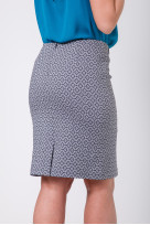 Юбка 8-715 Серо-черный