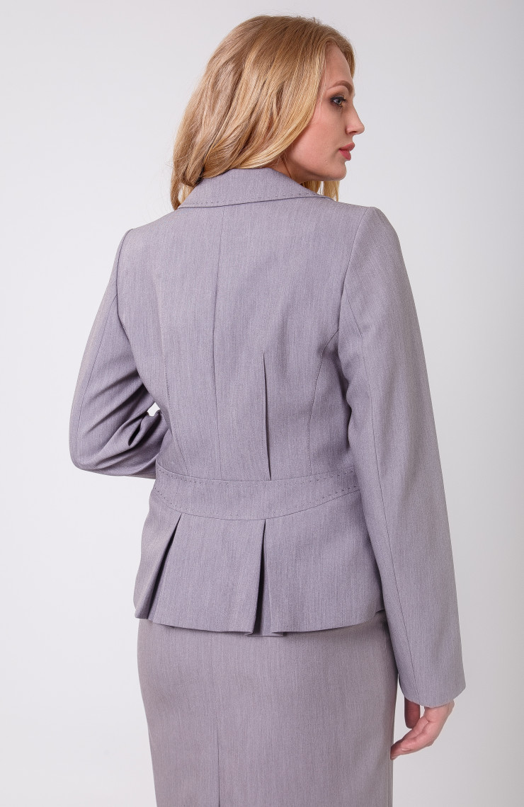 Жакет 3-017 Дымчато серый