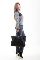 Жакет 3-031 Черно-белый