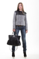 Жакет 3-031 Черно-белый