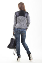 Жакет 3-031 Черно-белый