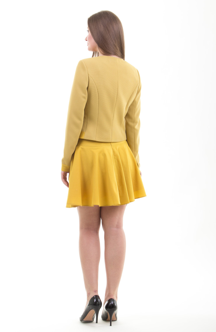 Костюм 8-082 Горчичный