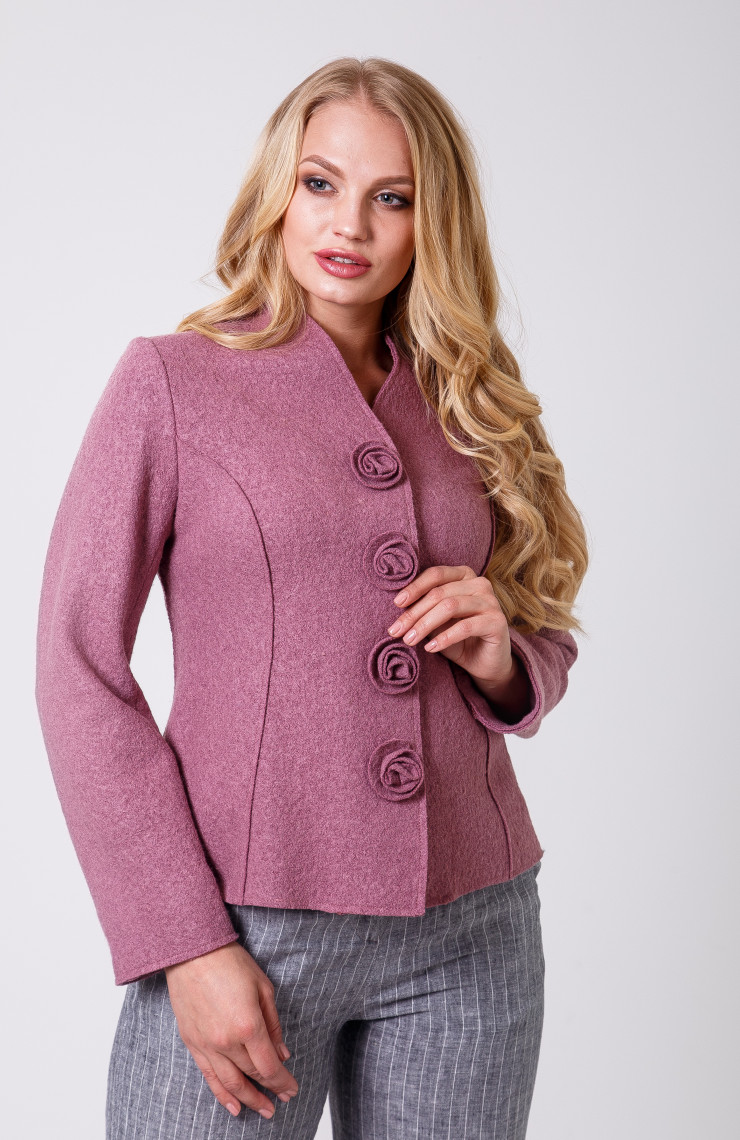 Жакет 3-049 Темная пепельная роза