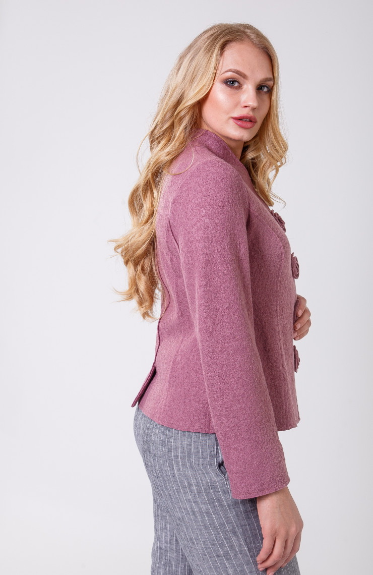 Жакет 3-049 Темная пепельная роза