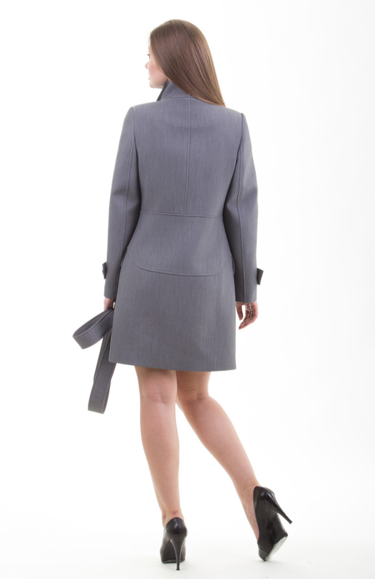 Пальто 2-398 Стальной красный