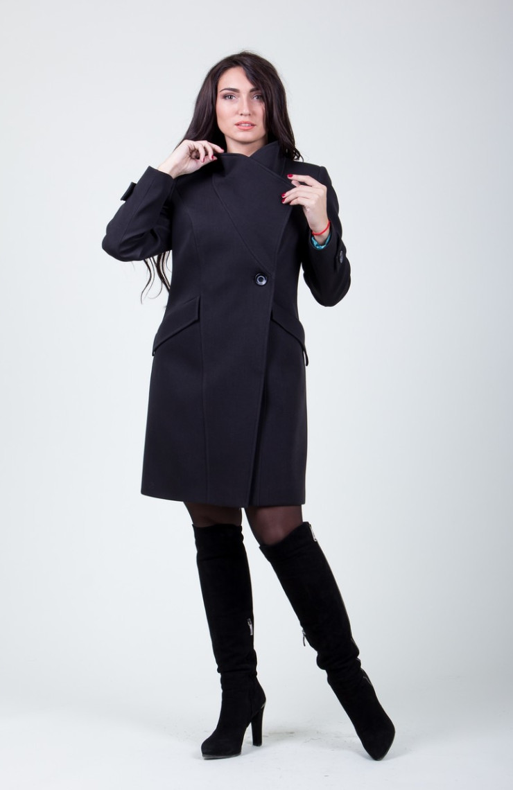 Пальто 2-398 Антрацит