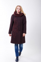 Пальто 2-357 Шоколад