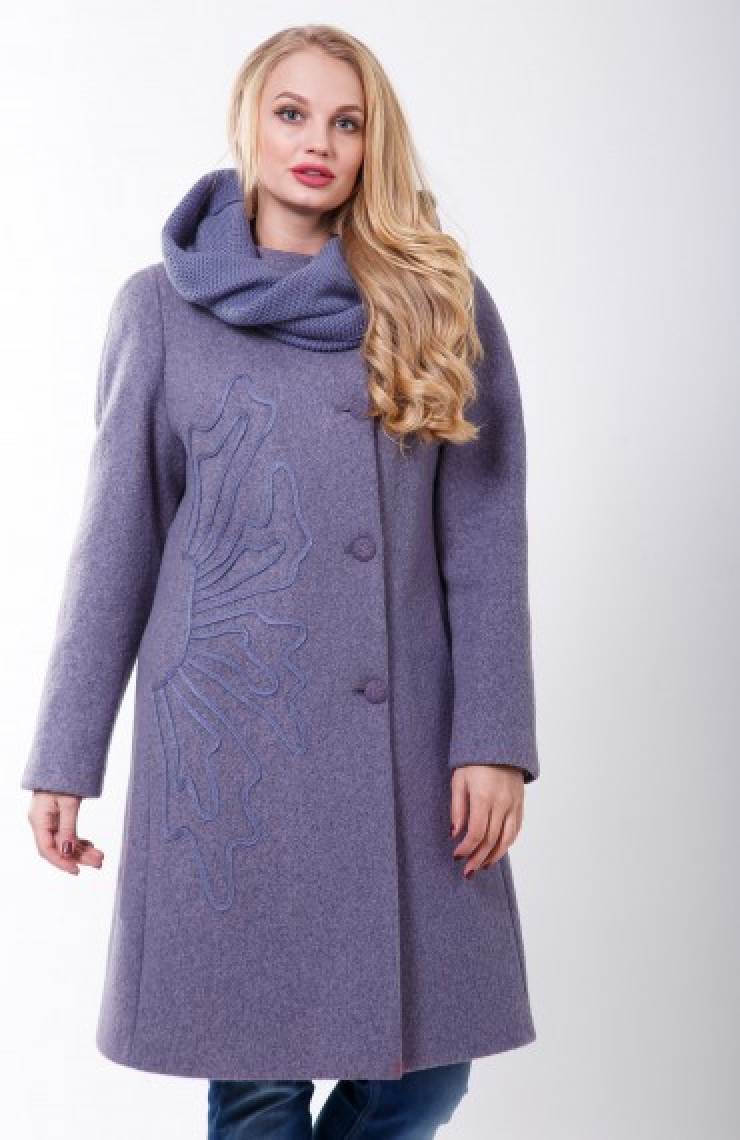 Пальто 2-357 Пепельный