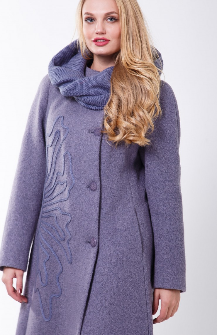 Пальто 2-357 Пепельный