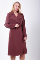 Пальто 2-390/9 Дымчато сливовый