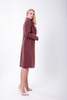 Пальто 2-390/9 Дымчато сливовый