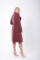 Пальто 2-390/9 Дымчато сливовый