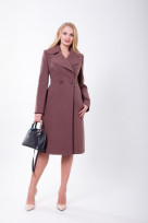 Пальто 2-390/9 Черный жемчуг