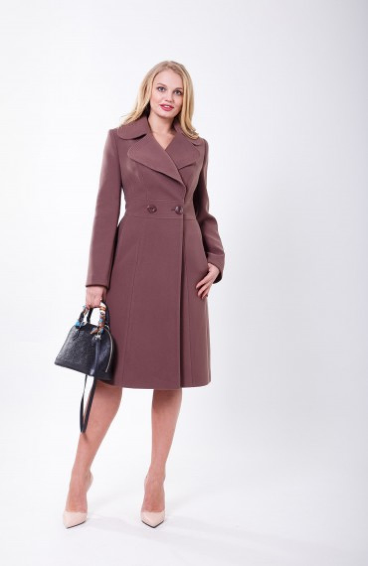 Пальто 2-390/9 Черный жемчуг