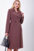 Пальто 2-390/9 Черный жемчуг