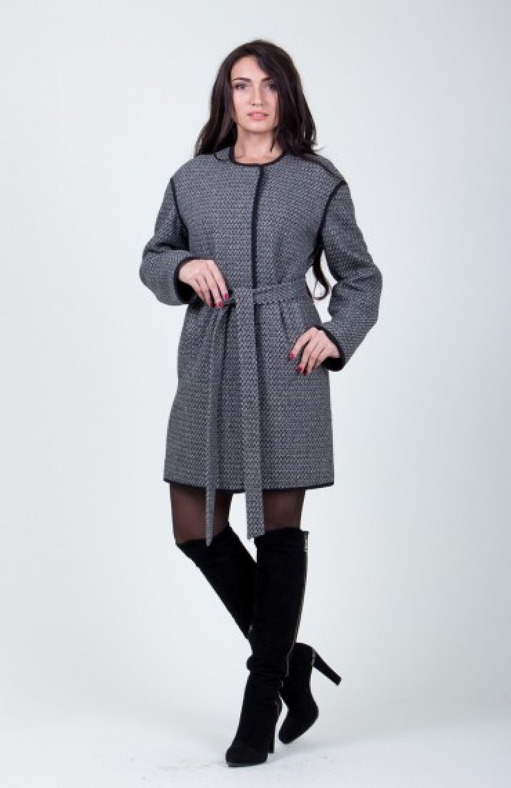 Пальто 2-408 Серый