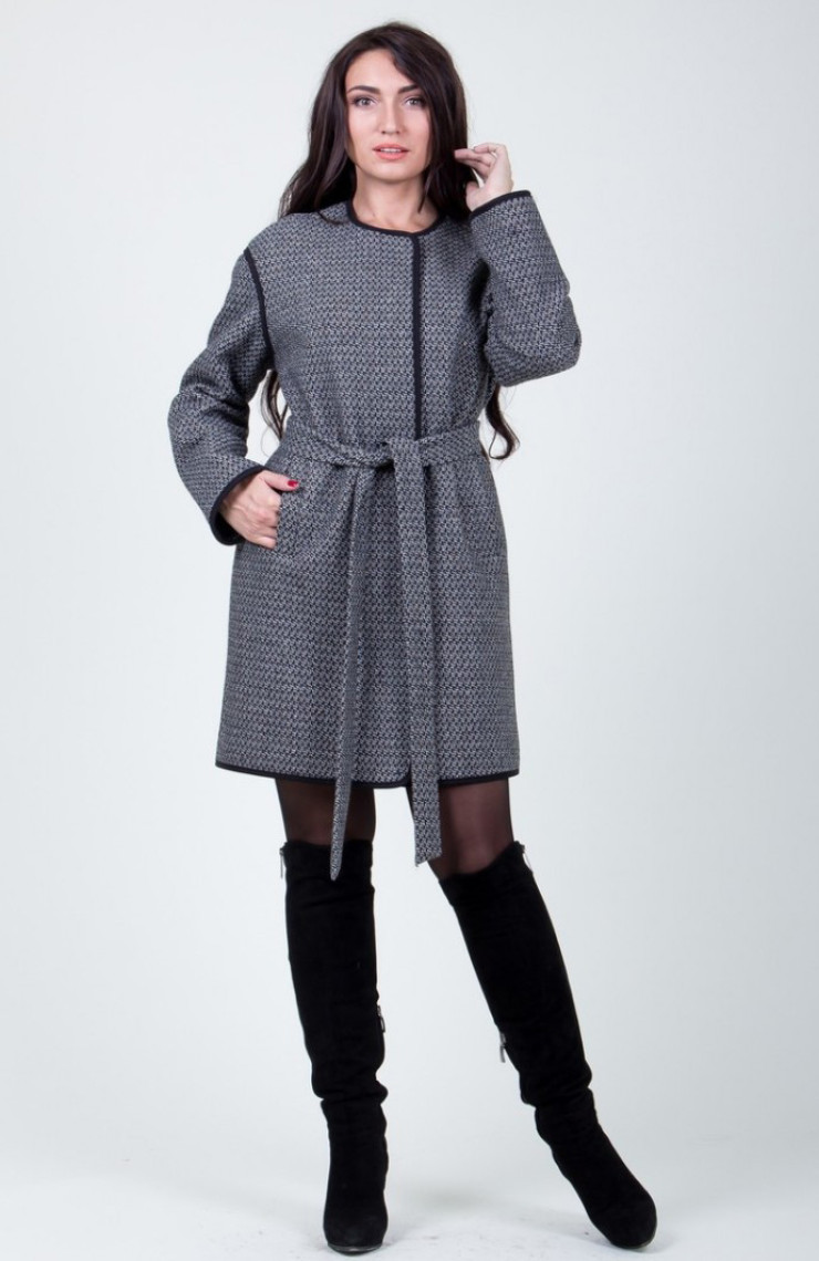 Пальто 2-408 Серый