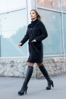 Пальто 1-041/9 Черный