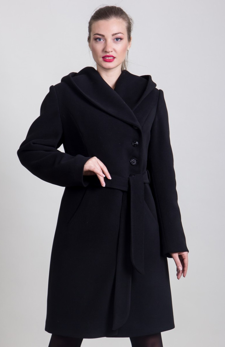 Пальто 2-373/9Ш Черный