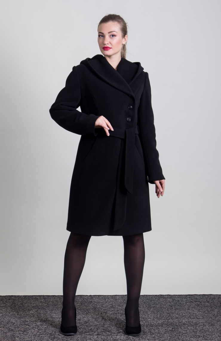 Пальто 2-373/9Ш Черный