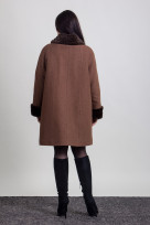 Пальто 1-056 Молочный шоколад