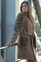 Пальто 1-054/9 Песок