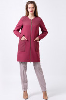Пальто 2-436/9 Гранатовое вино