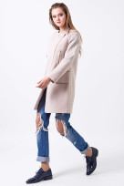 Пальто 2-429/9 Холодный бежевый