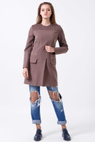 Пальто 2-429/9 Кофе