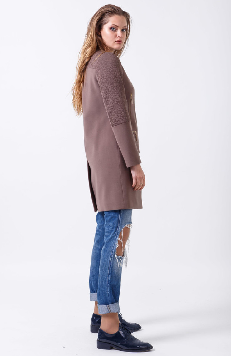 Пальто 2-429/9 Кофе