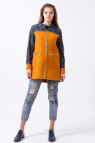 Пальто 2-412/9 Золотистый