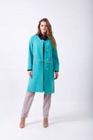 Пальто 2-453/9 Лазурный