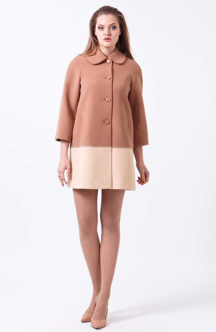 Пальто 2-405/9 Капучино