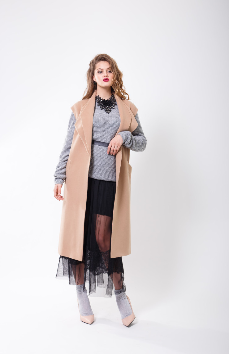 Пальто 2-451/9 Карамель