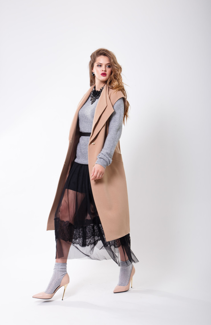 Пальто 2-451/9 Карамель