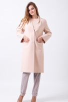 Пальто 2-454/9 Слоновая кость