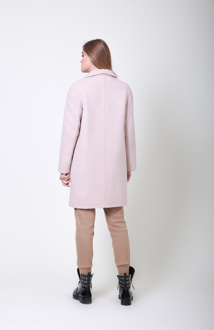 Пальто S-272 Пудра