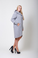 Пальто S-275L Светло-серый