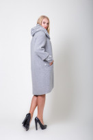 Пальто S-275L Светло-серый